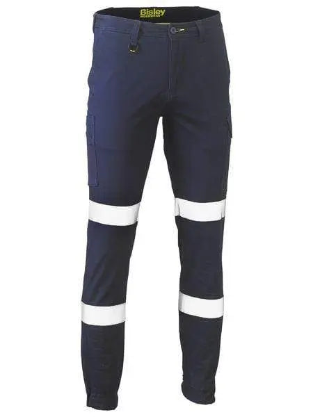 Bisley Workwear Work Wear Navy / 77 R Bisley TAPED BIOMOTION STRETCH COTTON DRILL BPC6028T